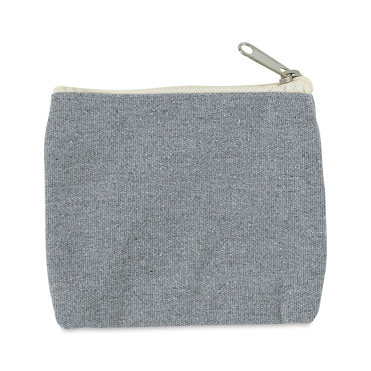 Harvest Import Recycled Canvas Zipper Pouch - 4½"L × 5½"W