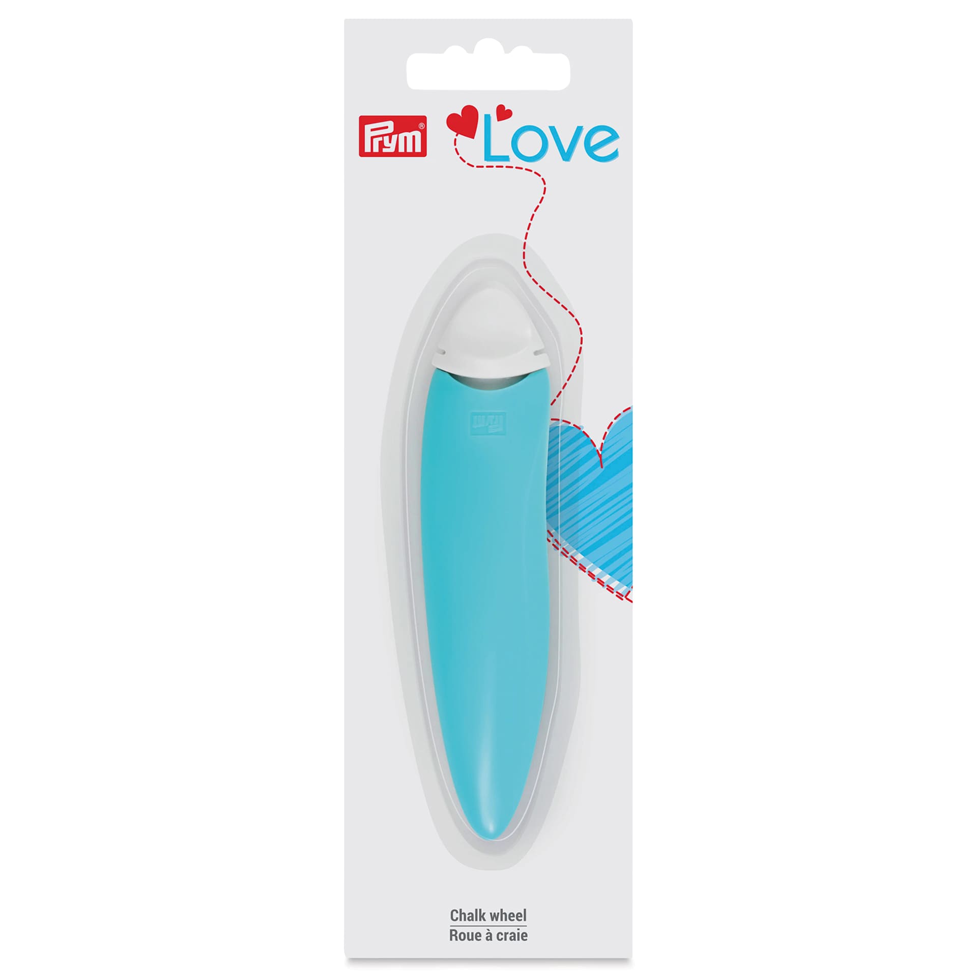 Prym Love Chalk Wheel, inside of the packaging. 