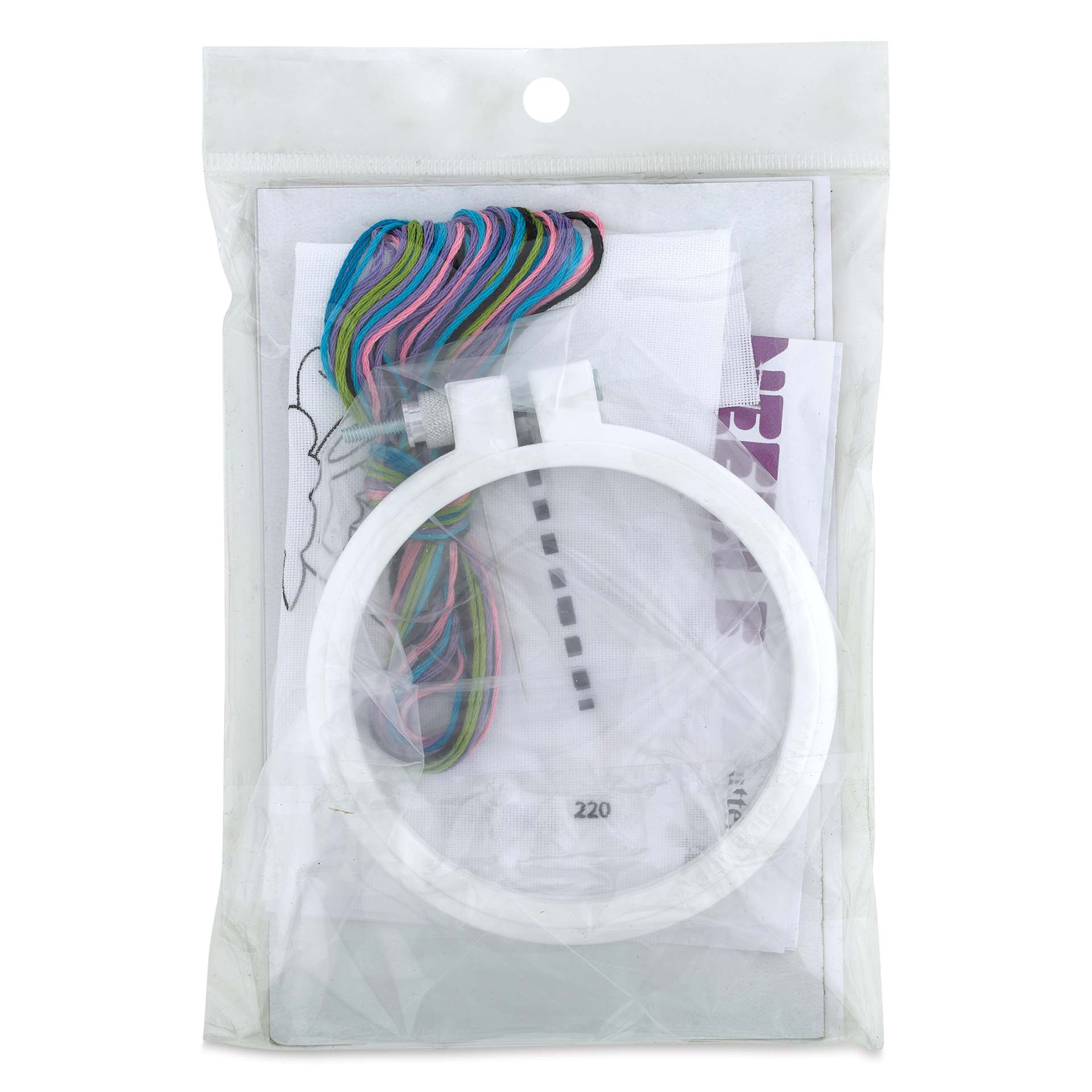 Design Works Thread Punch Needle Kit - Butterfly, back of the packaging