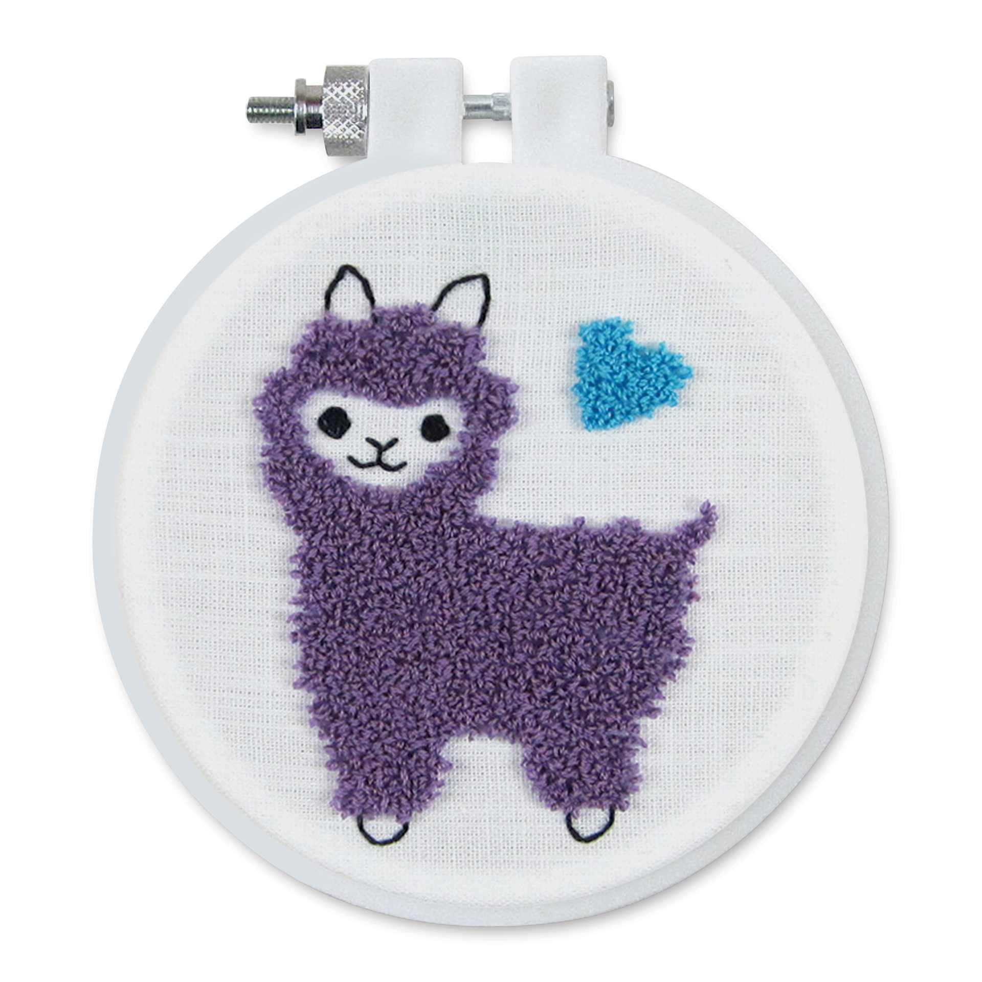 Design Works Thread Punch Needle Kit - Llama