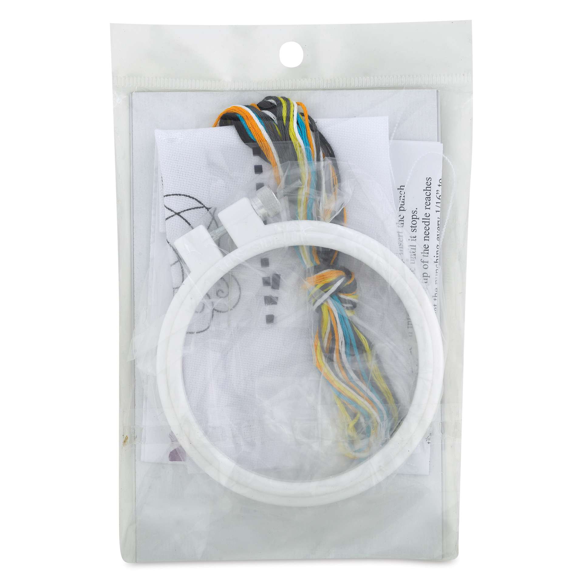 Design Works Thread Punch Needle Kit - Bee, back of the packaging