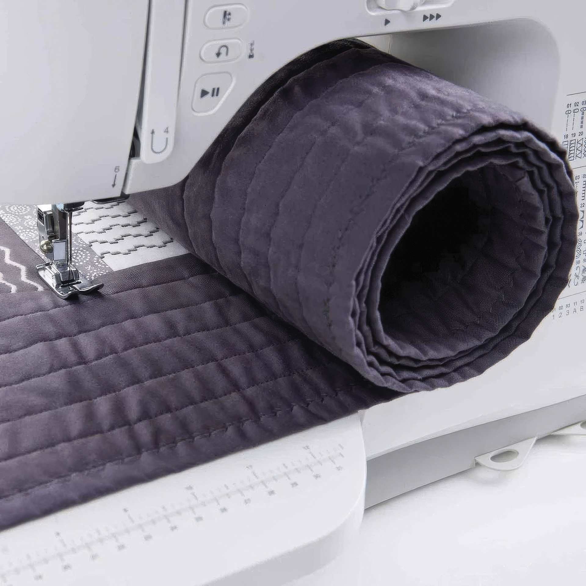 Singer C5980Q Patchwork Plus Sewing and Quilting Machine fabric resting in throat space