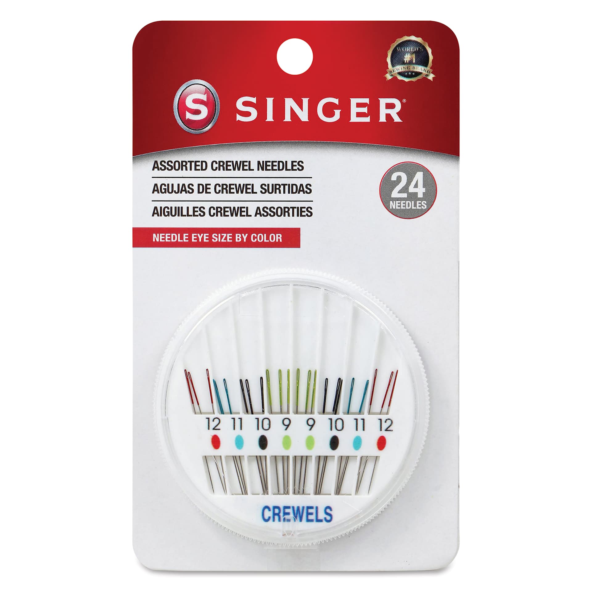Singer Crewel Needle Set, front of the packaging