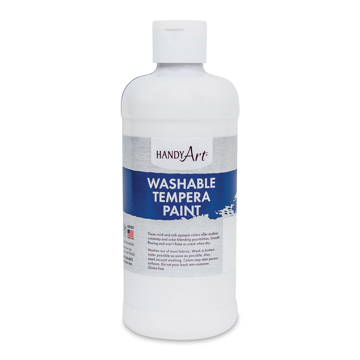 Handy Art Washable Paint - White, 16 oz