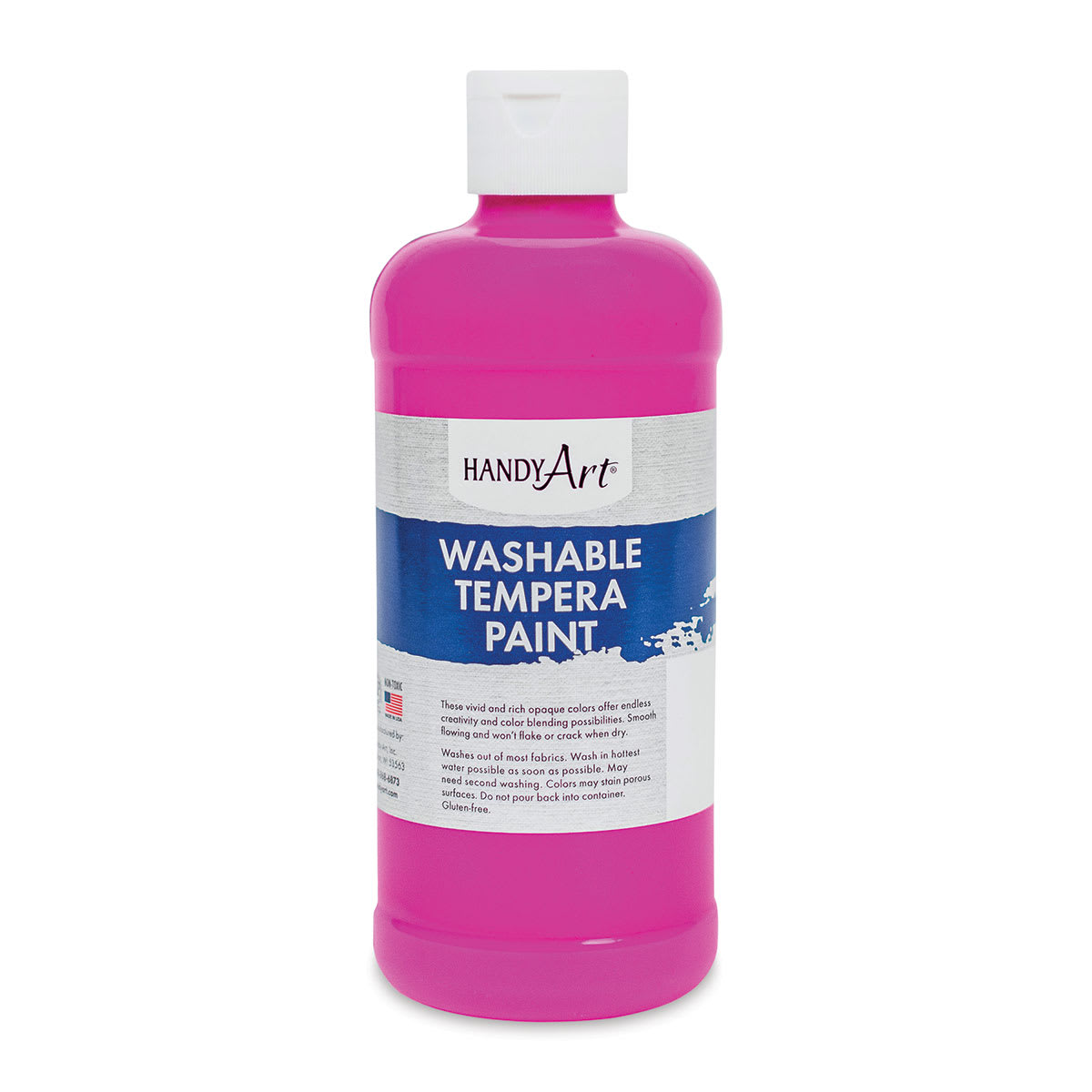 Handy Art Washable Paint - Magenta, 16 oz