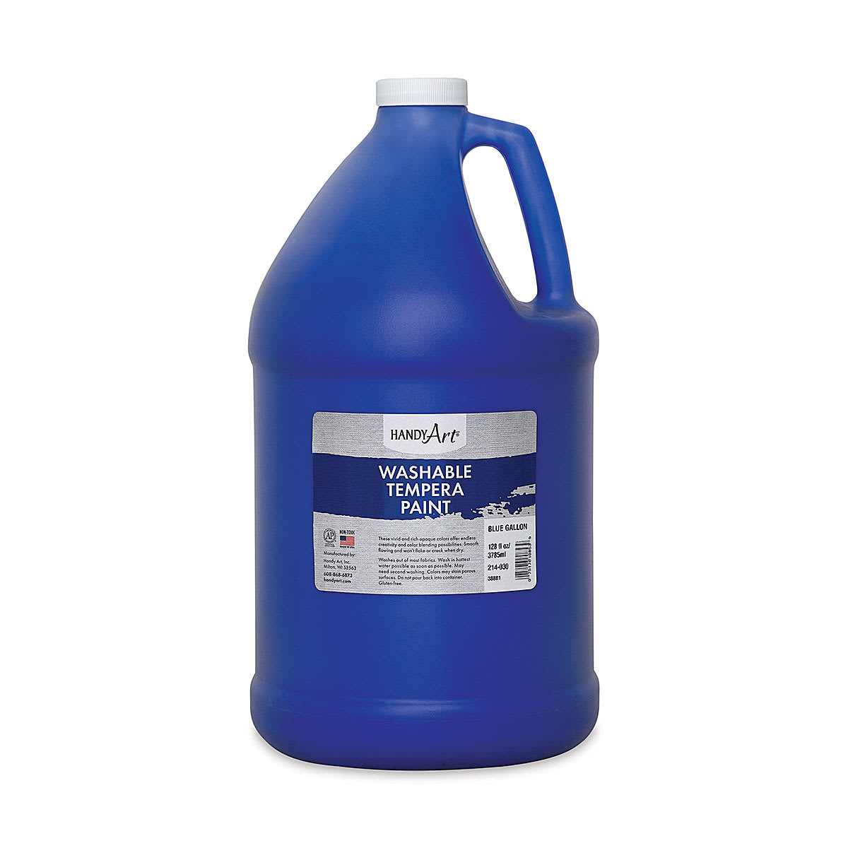 Handy Art Washable Paint - Blue, 128 oz