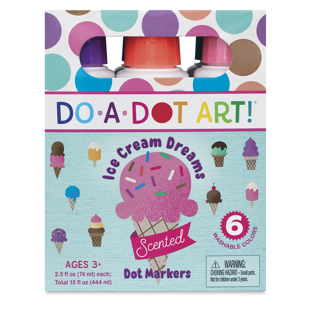 Do-a-Dot Art Markers - Scented Ice Cream Dreams, Outside of Packaging