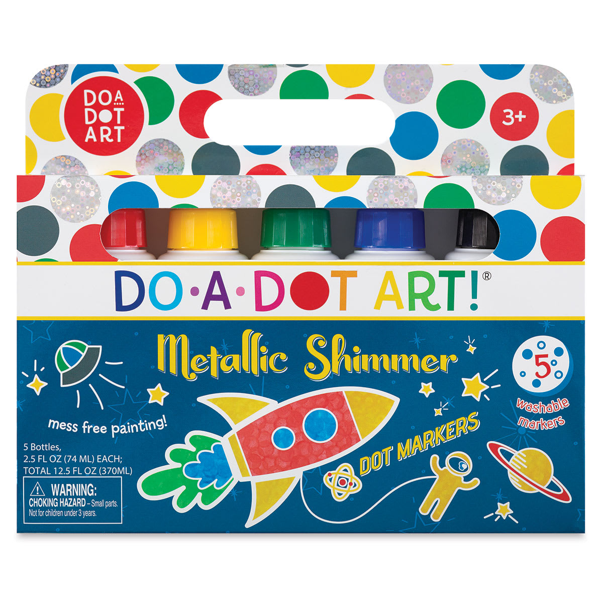 Do-a-Dot Art Markers - Metallic Shimmer Colors, Outside of Packaging
