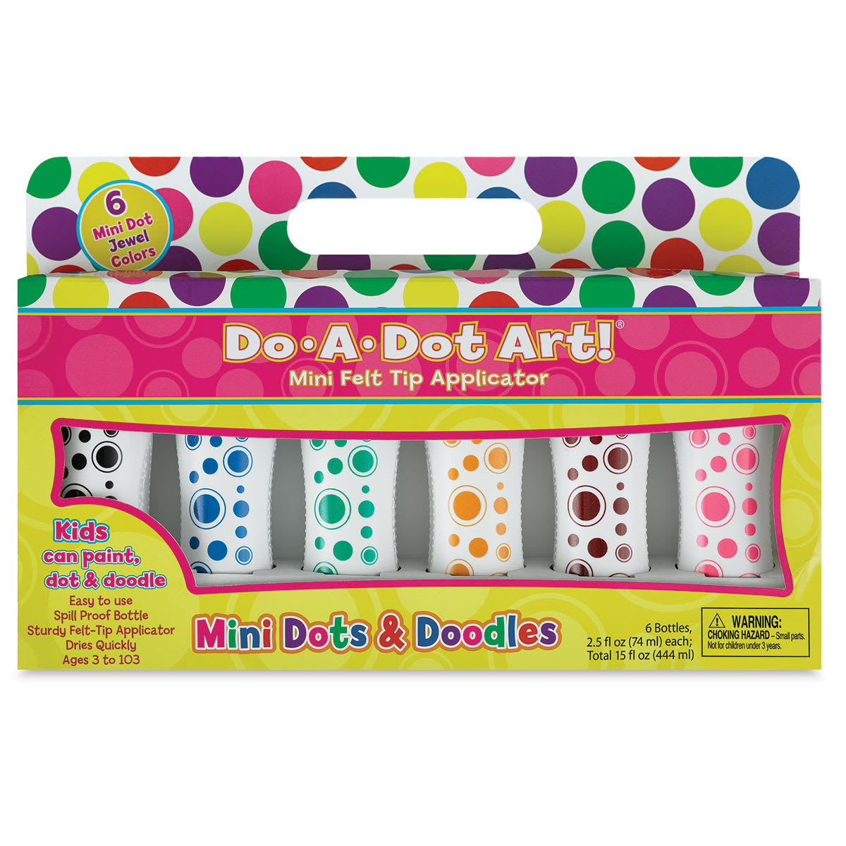 Do-a-Dot Art Markers - Mini Markers, Jewel Tones, Outside of Packaging