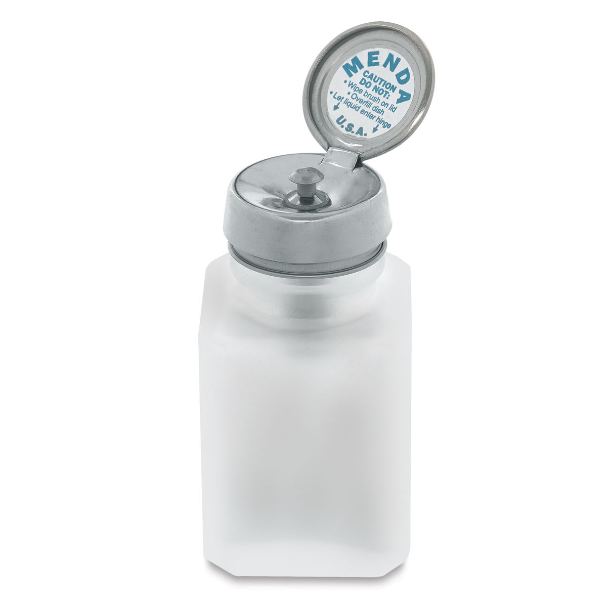 Menda Liquid Dispensers - Open glass Dispenser shown
