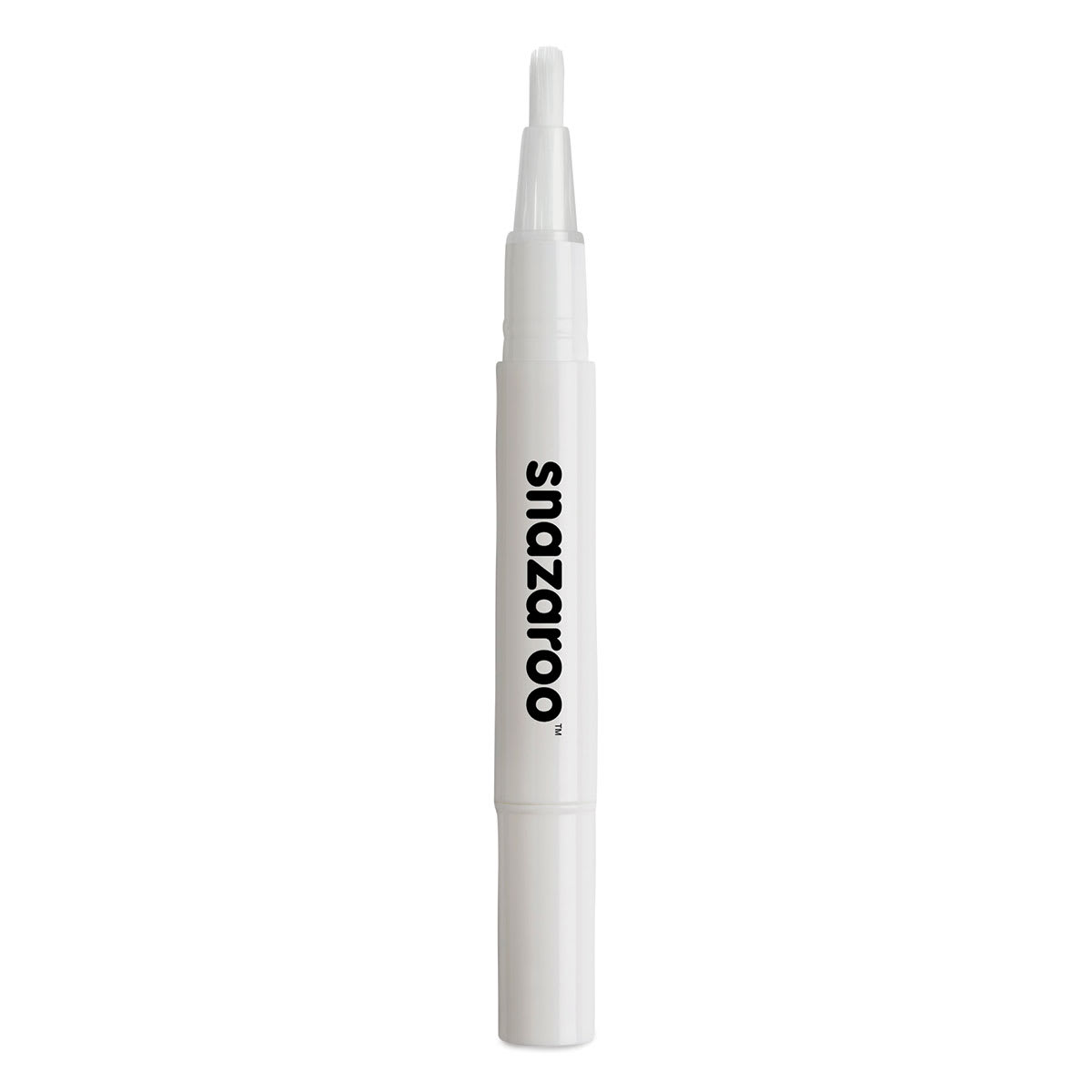 Snazaroo Face Paint Brush Pen Set -Single White Brush pen shown upright and uncapped