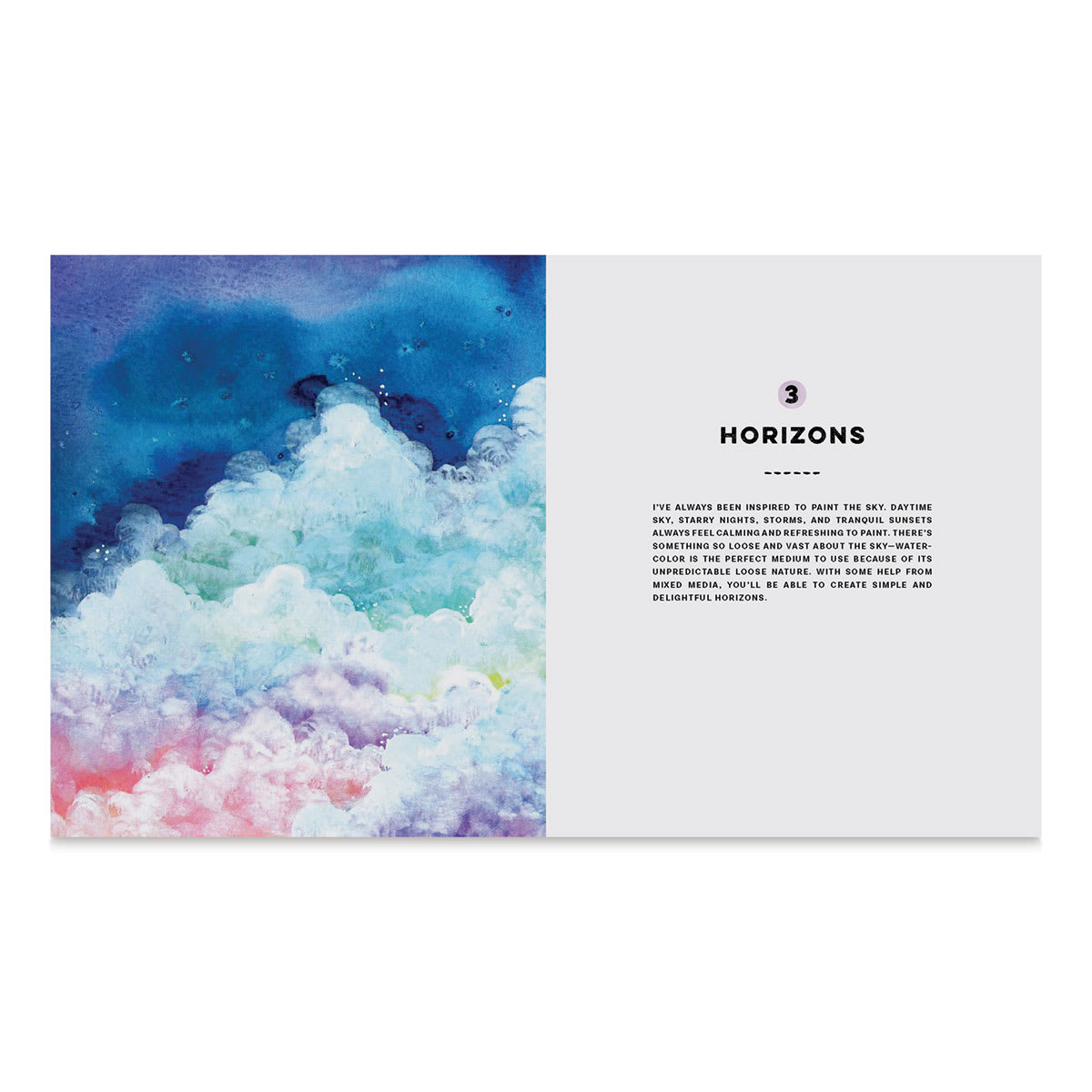 Creative Watercolor & Mixed Media, Horizons