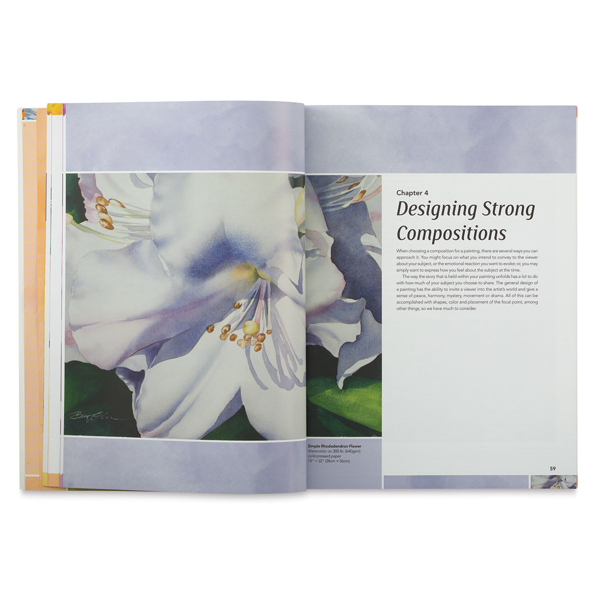 Paint Watercolor Flowers - Spread starting Chapter 4