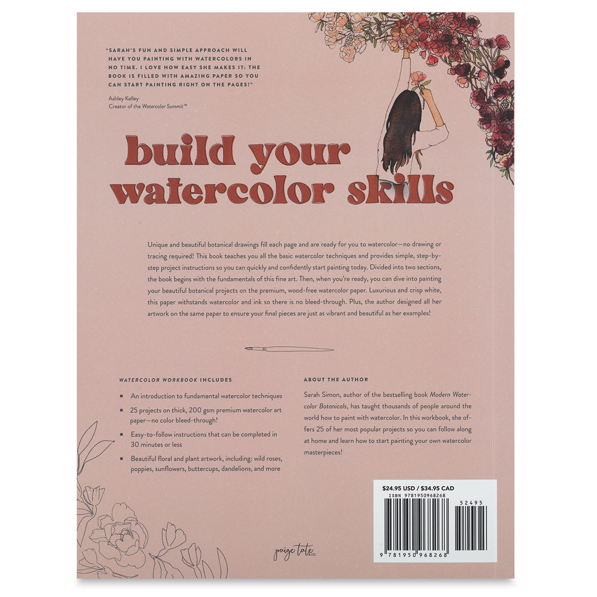 Watercolor Workbook, Back Cover