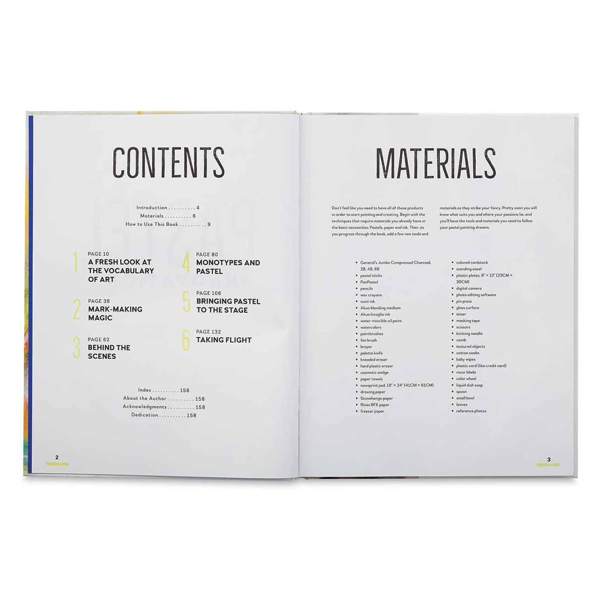 Pastel Innovations - Table of Contents