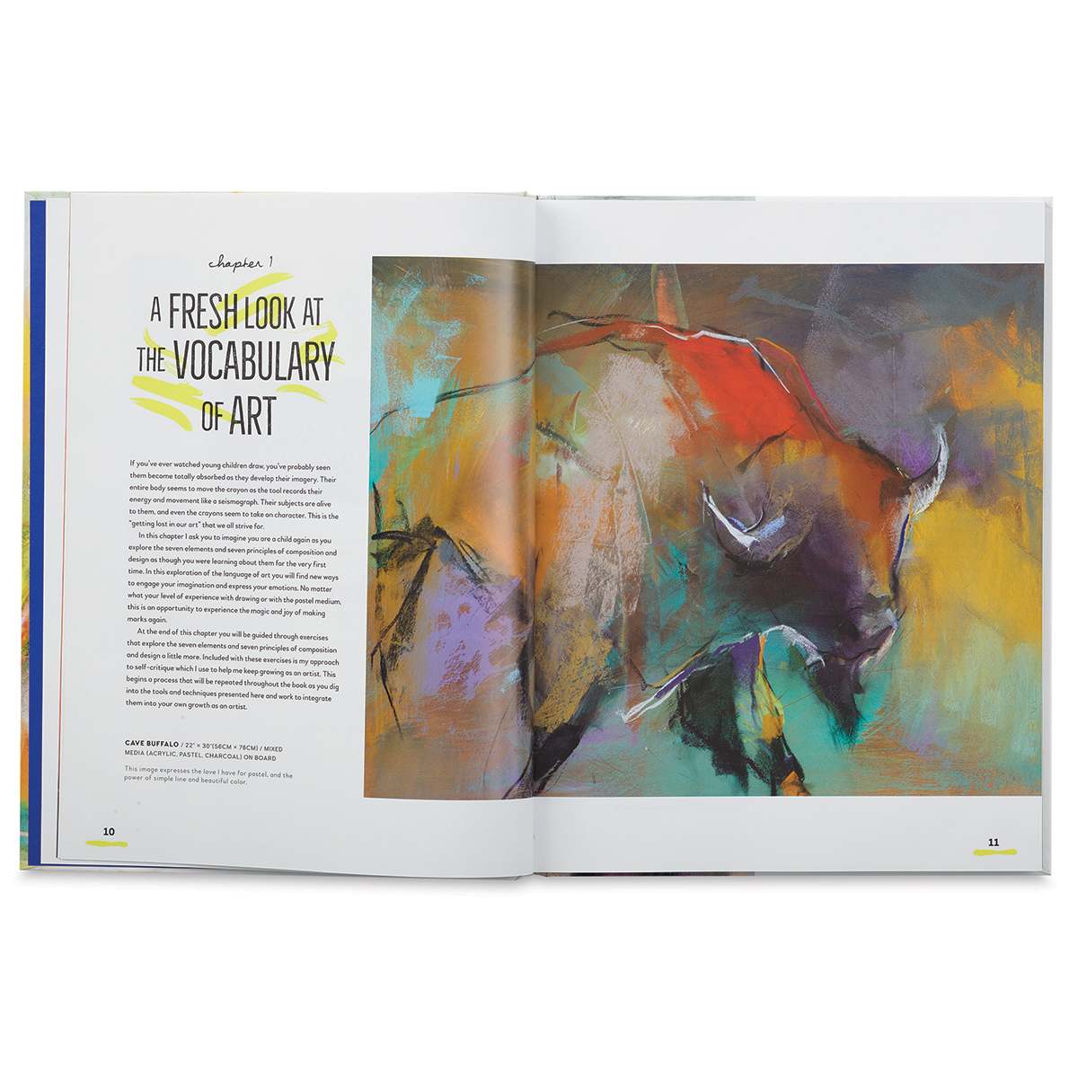 Pastel Innovations - Spread titled "The Vocabulary of Art"