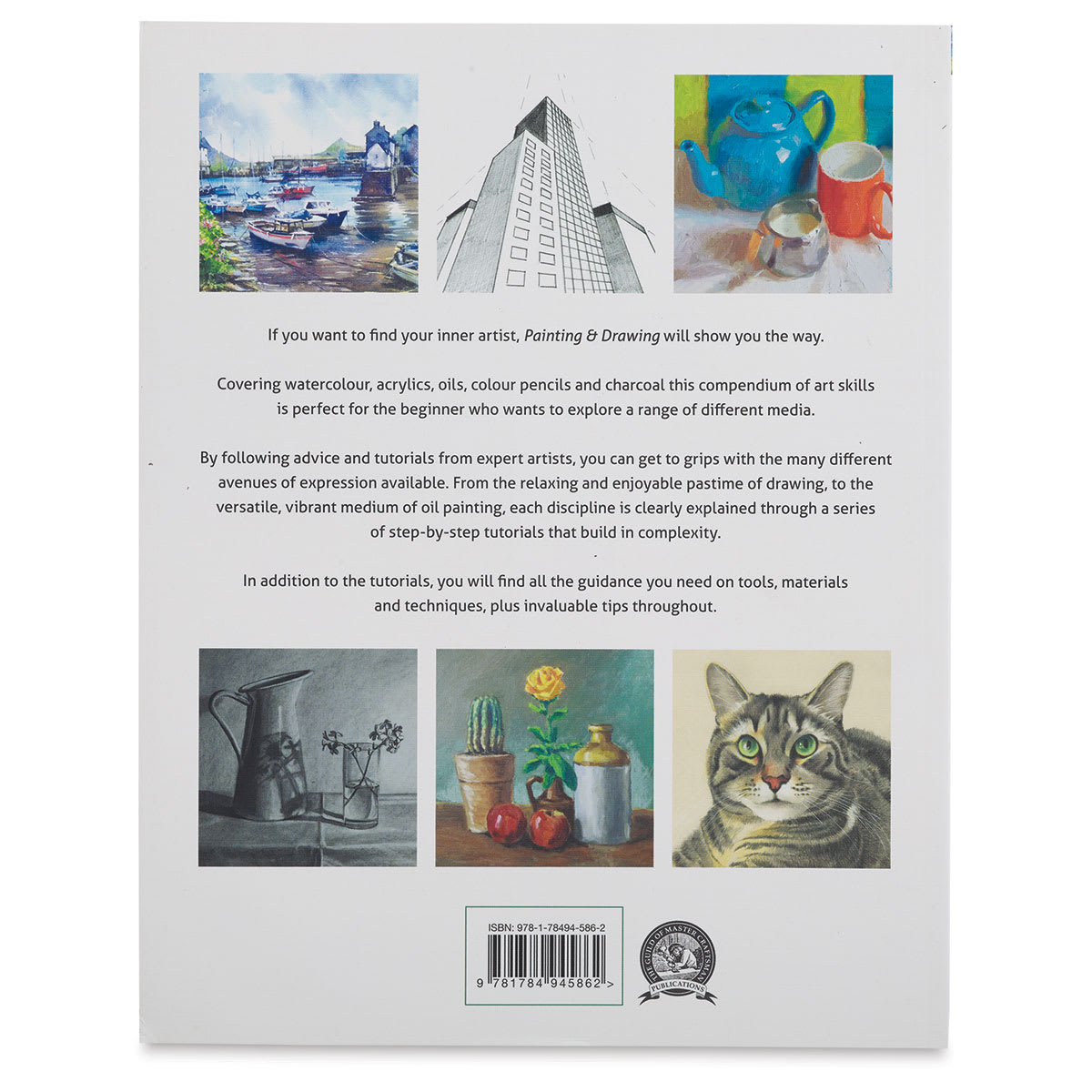 Painting and Drawing Techniques and Tutorials for Beginners, Back Cover