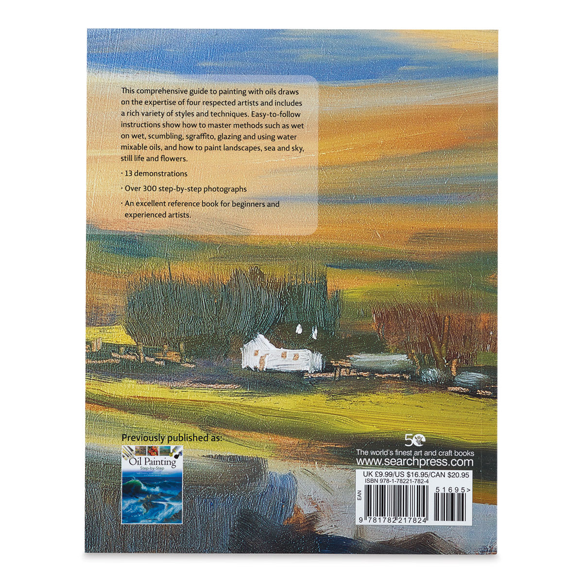 Oil Painting Step-By-Step - Back Cover of Book