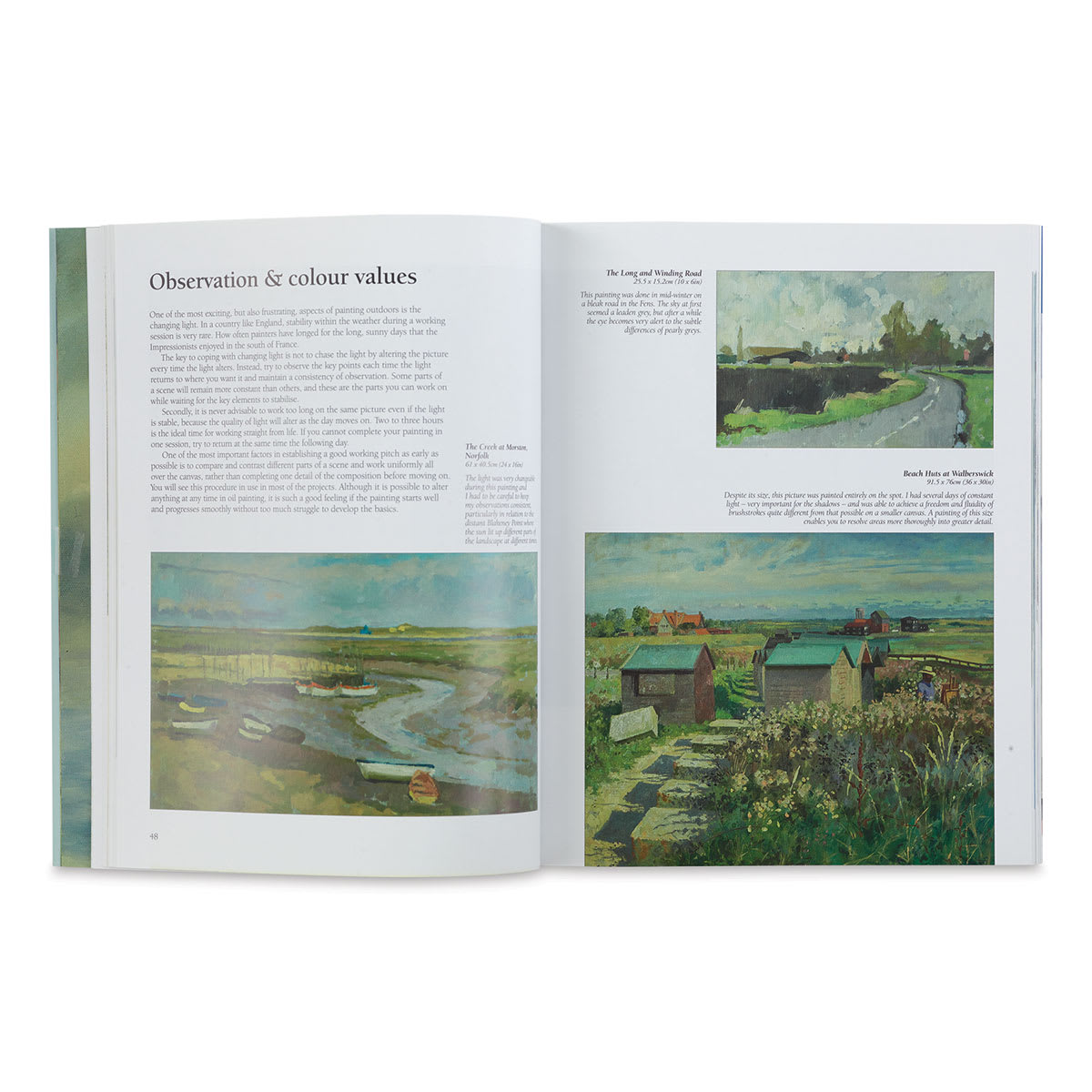 Oil Painting Step-By-Step - Inside spread on color values