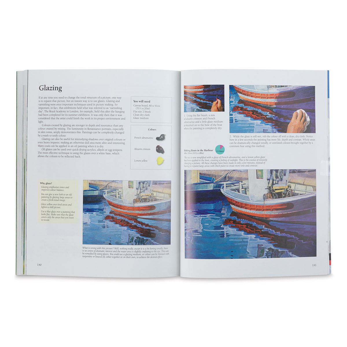 Oil Painting Step-By-Step - Inside spread on Glazing