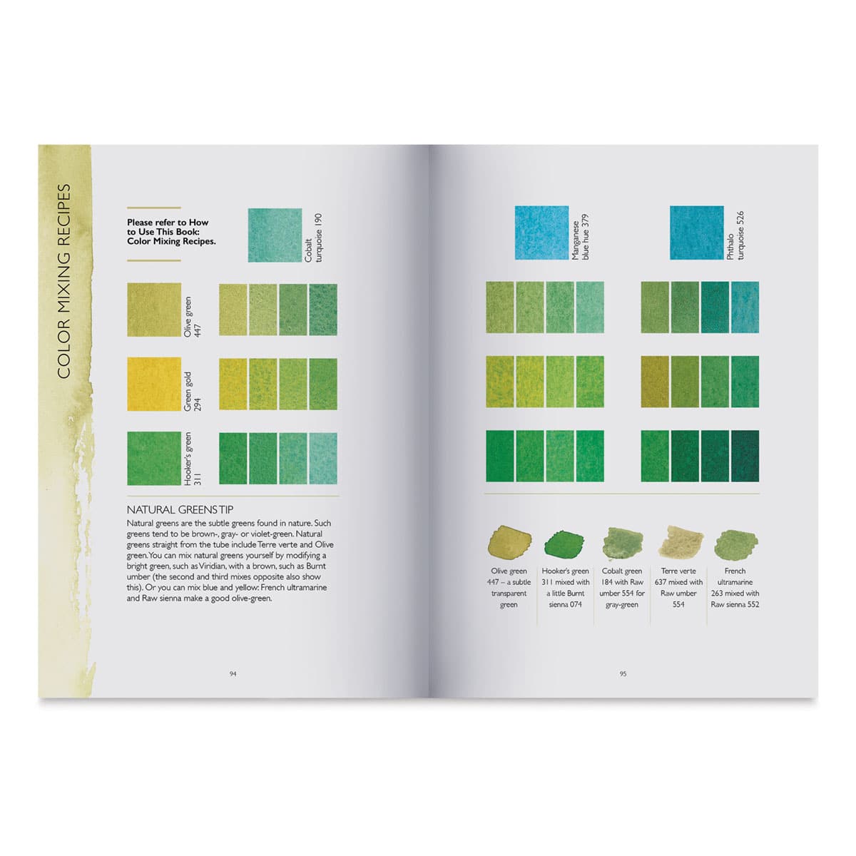 3000 Color Mixing Recipes: Watercolor -Color Mixing examples