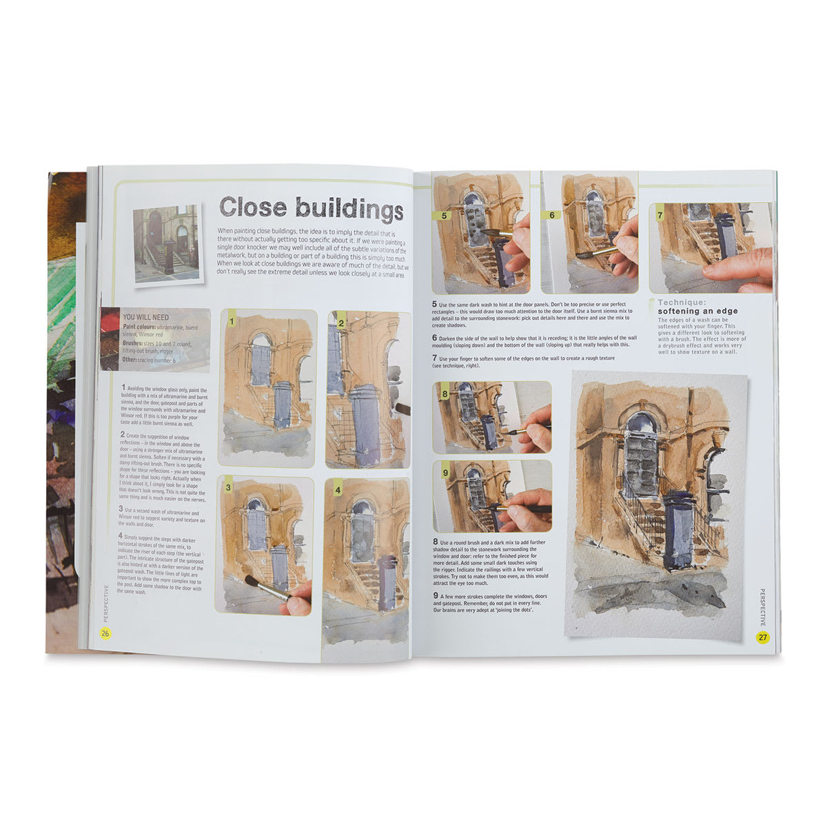Ready to Paint in 30 Minutes: Street Scenes in Watercolour, Page in Book