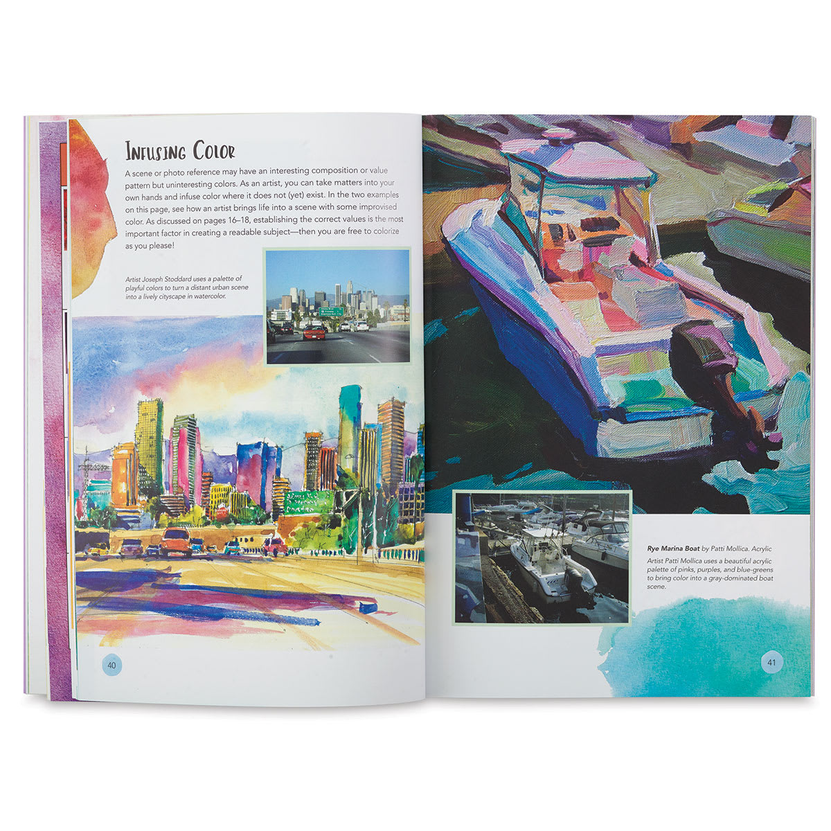 Artist Toolbox: Color - Inside spread discussing Infusing Color
