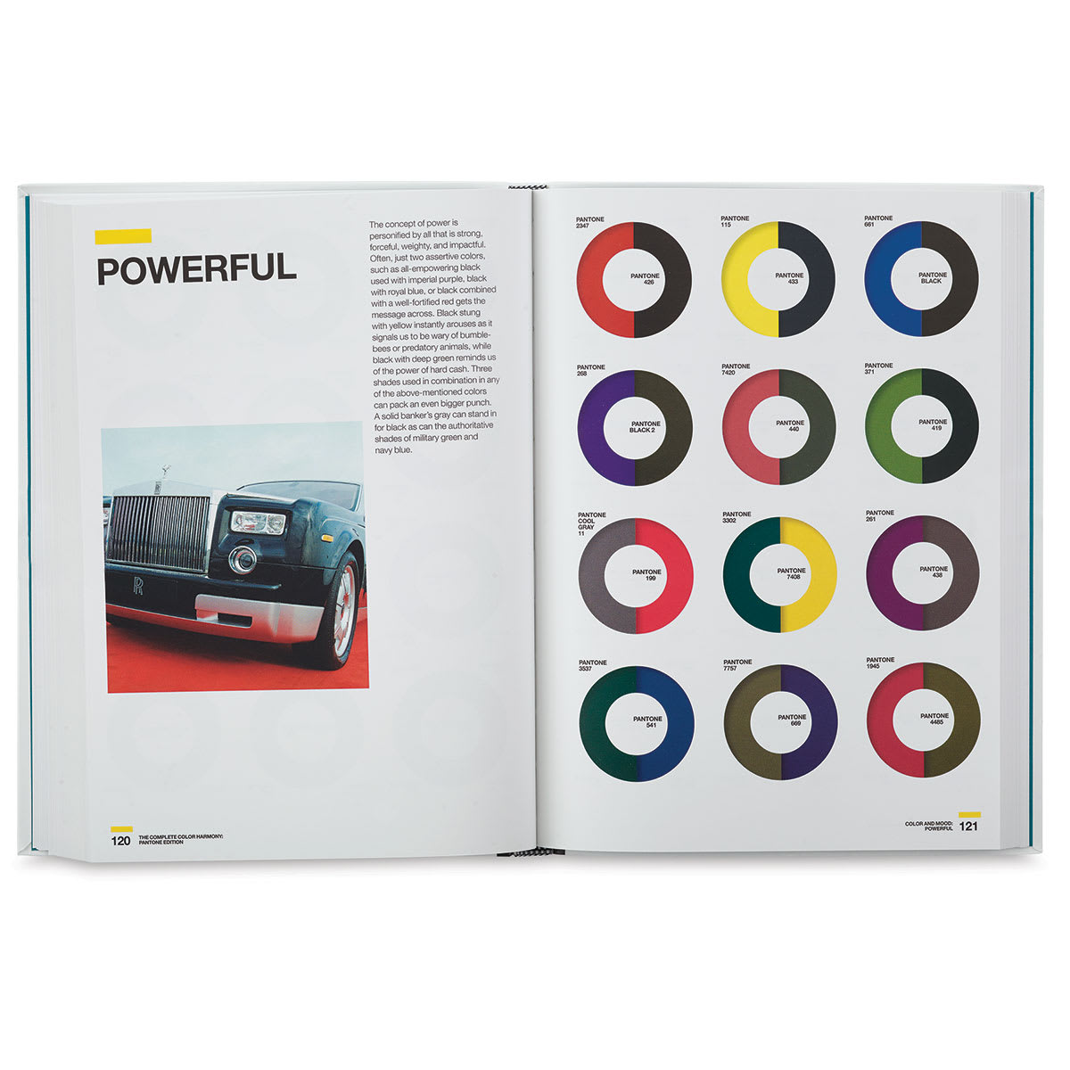 The Complete Color Harmony: Pantone Edition - Spread on Powerful Colors
