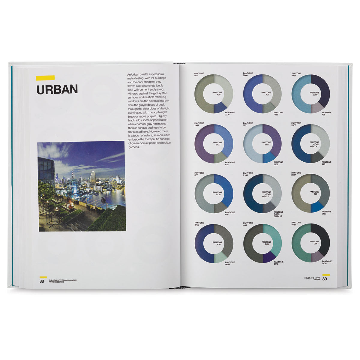 The Complete Color Harmony: Pantone Edition - Spread on Urban Colors
