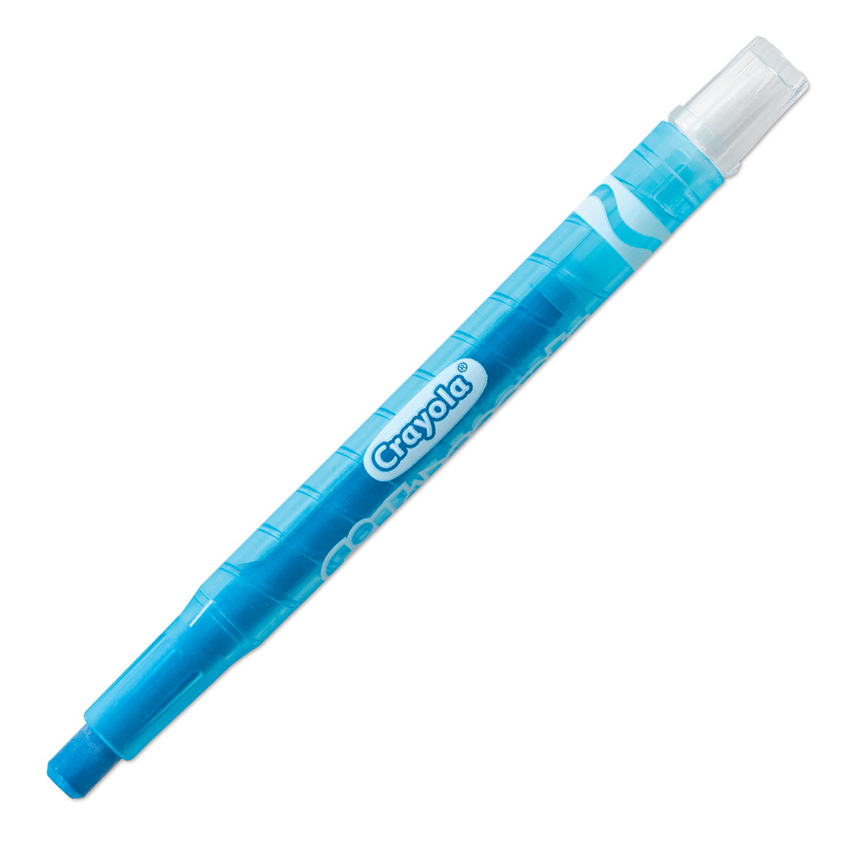 Crayola Silly Scents Mini Twistables Crayons - Single Blueberry Twistable Crayon shown at angle
