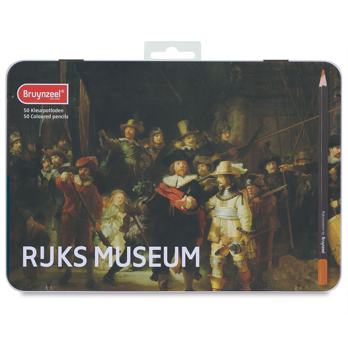 Bruynzeel Dutch Masters Colored Pencils - Front view of package of Set of 50