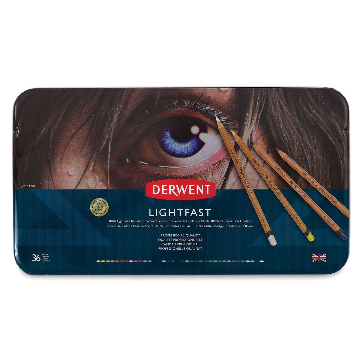 Derwent Lightfast Colored Pencil - Set of 36, Front Cover