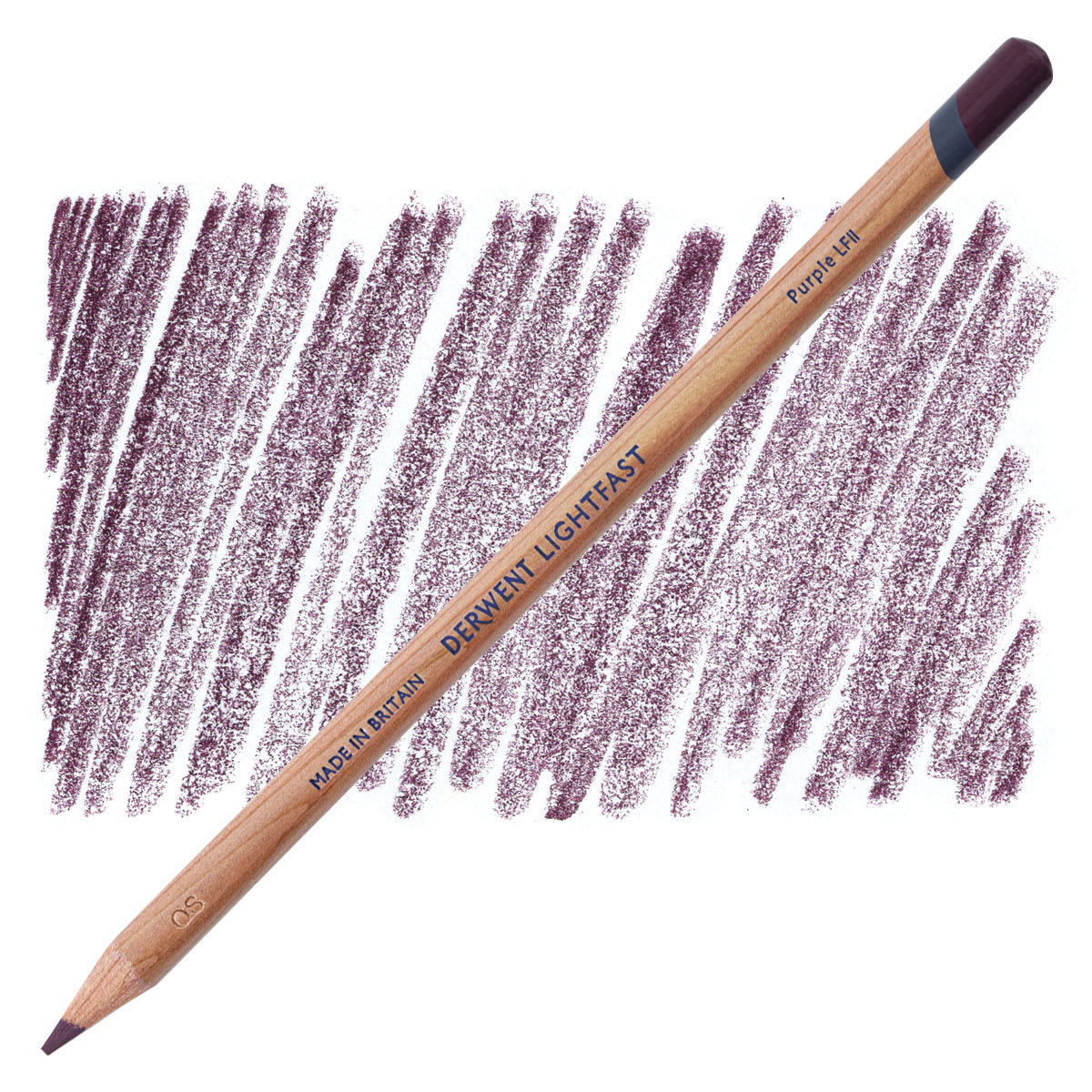 Derwent Lightfast Colored Pencil - Purple pencil and swatch