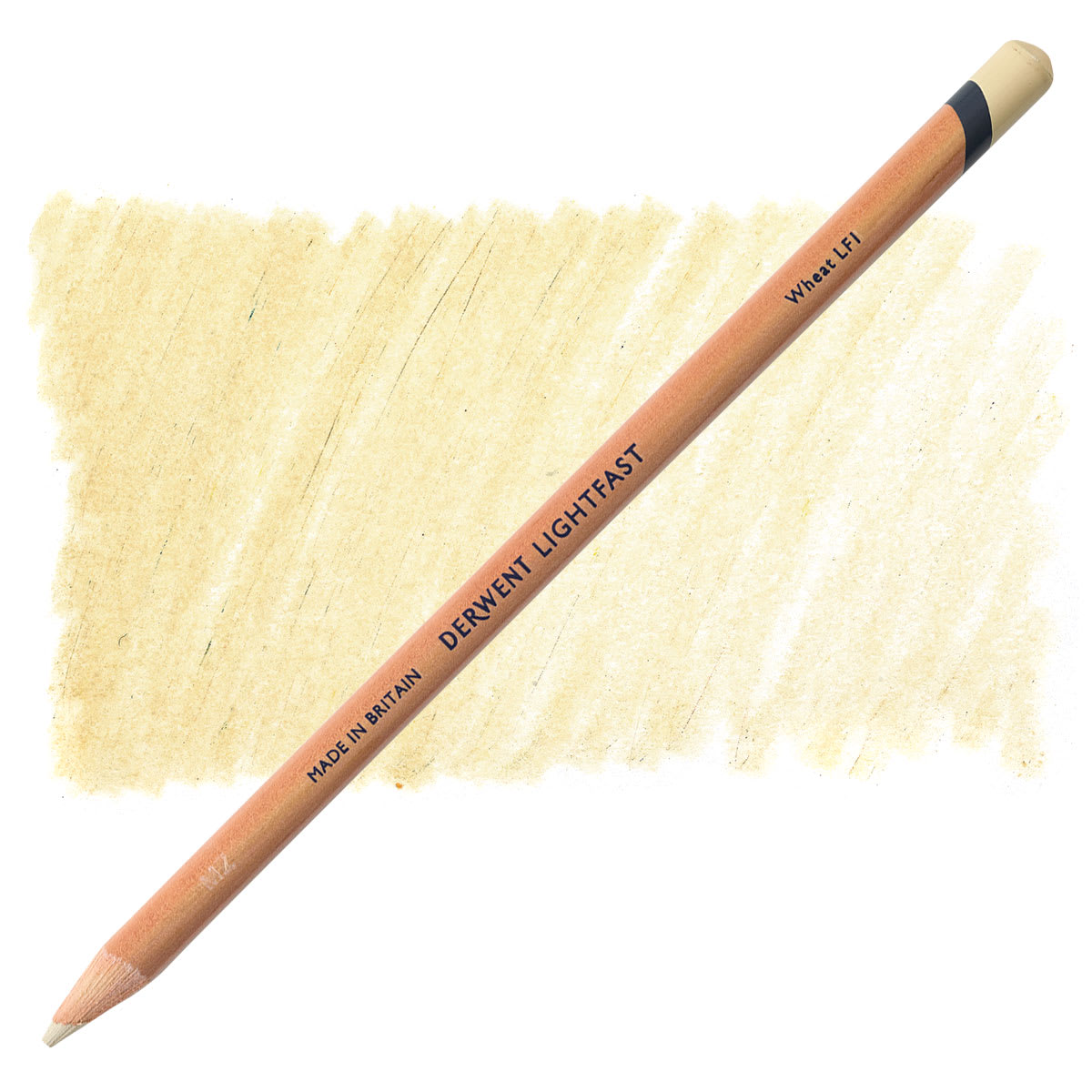 Derwent Lightfast Colored Pencil - Wheat pencil and swatch