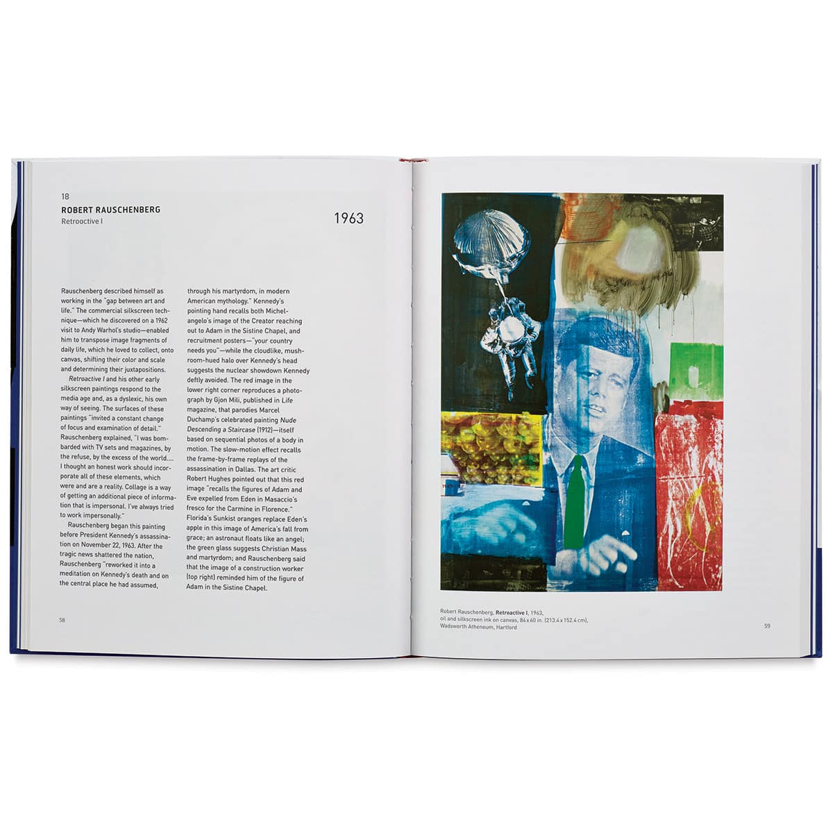 Pop Art: 50 Works of Art You Should Know - Spread discussing Robert Rauschenberg
