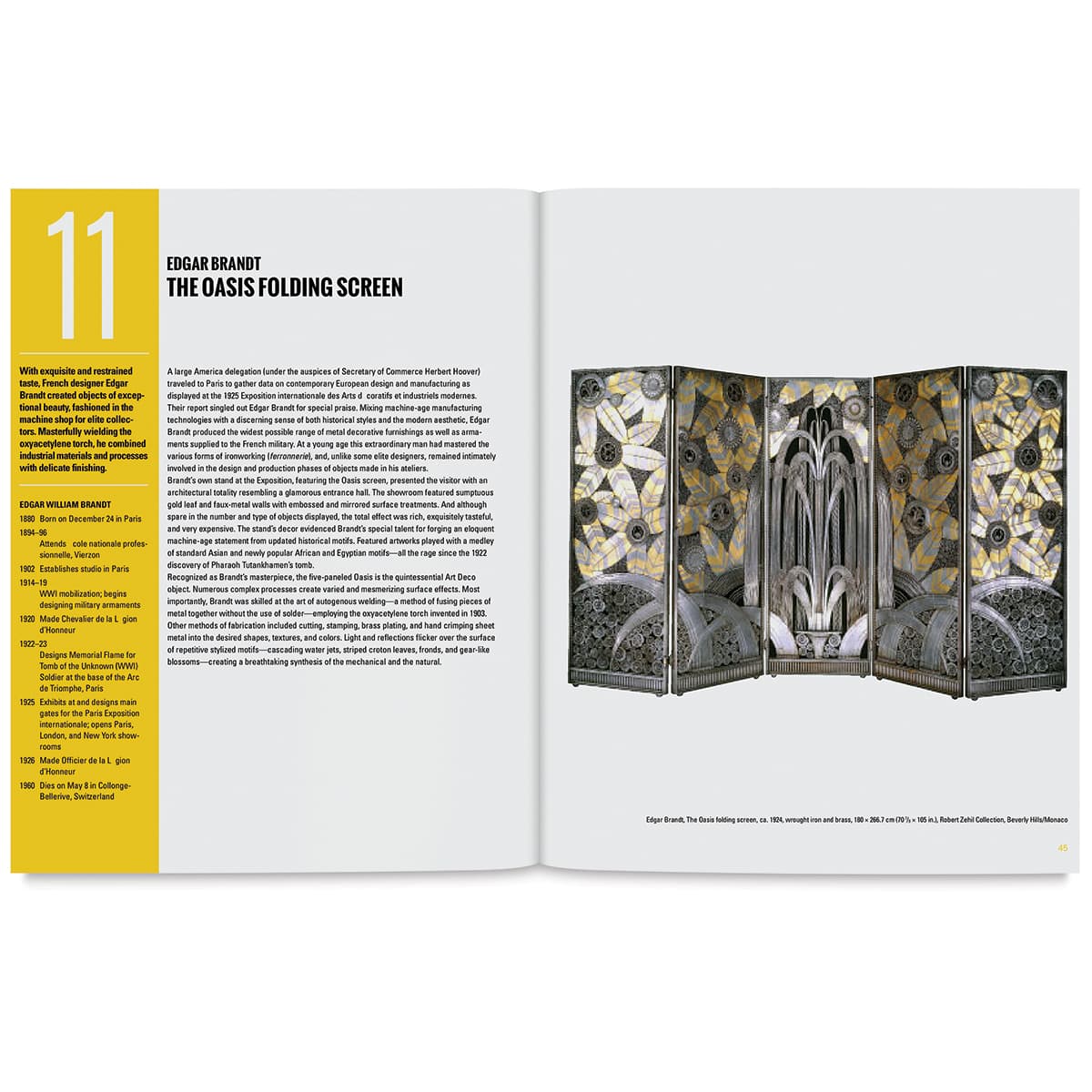 Art Deco: 50 Works of Art You Should Know - The Oasis Folding Screen
