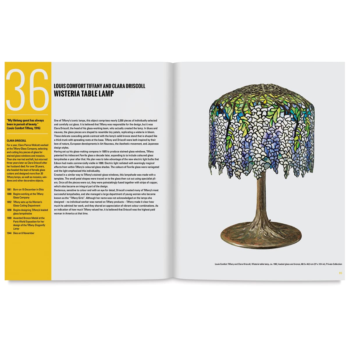 Art Nouveau: 50 Works of Art You Should Know - Spread about Louis Comfort Tiffany
