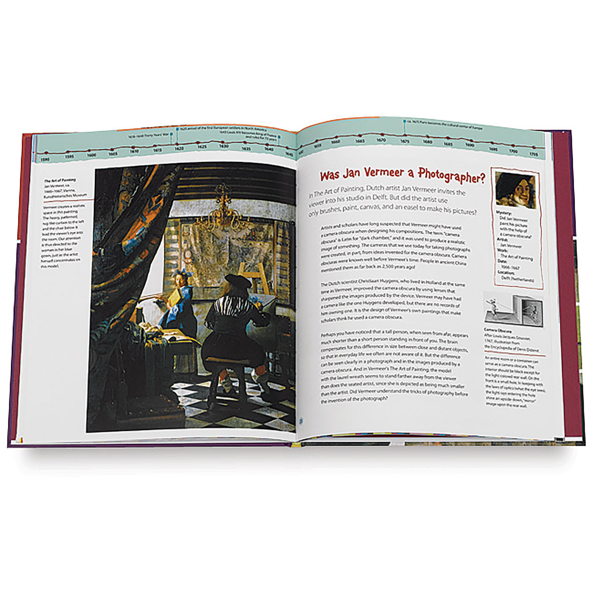 13 Art Mysteries Children Should Know - Spread on Vermeer