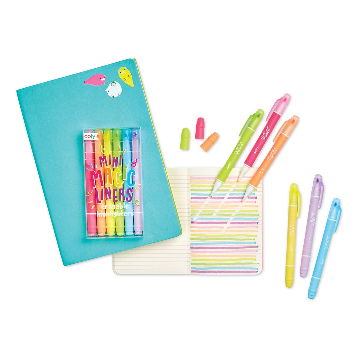 Ooly Mini Magic Liners Erasable Highlighters (notebooks and highlighters) 
