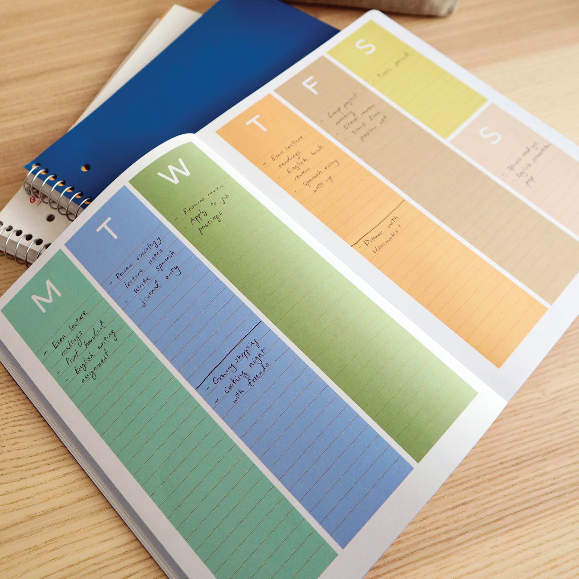 Kikkerland Inkerie Undated Weekly Planner
