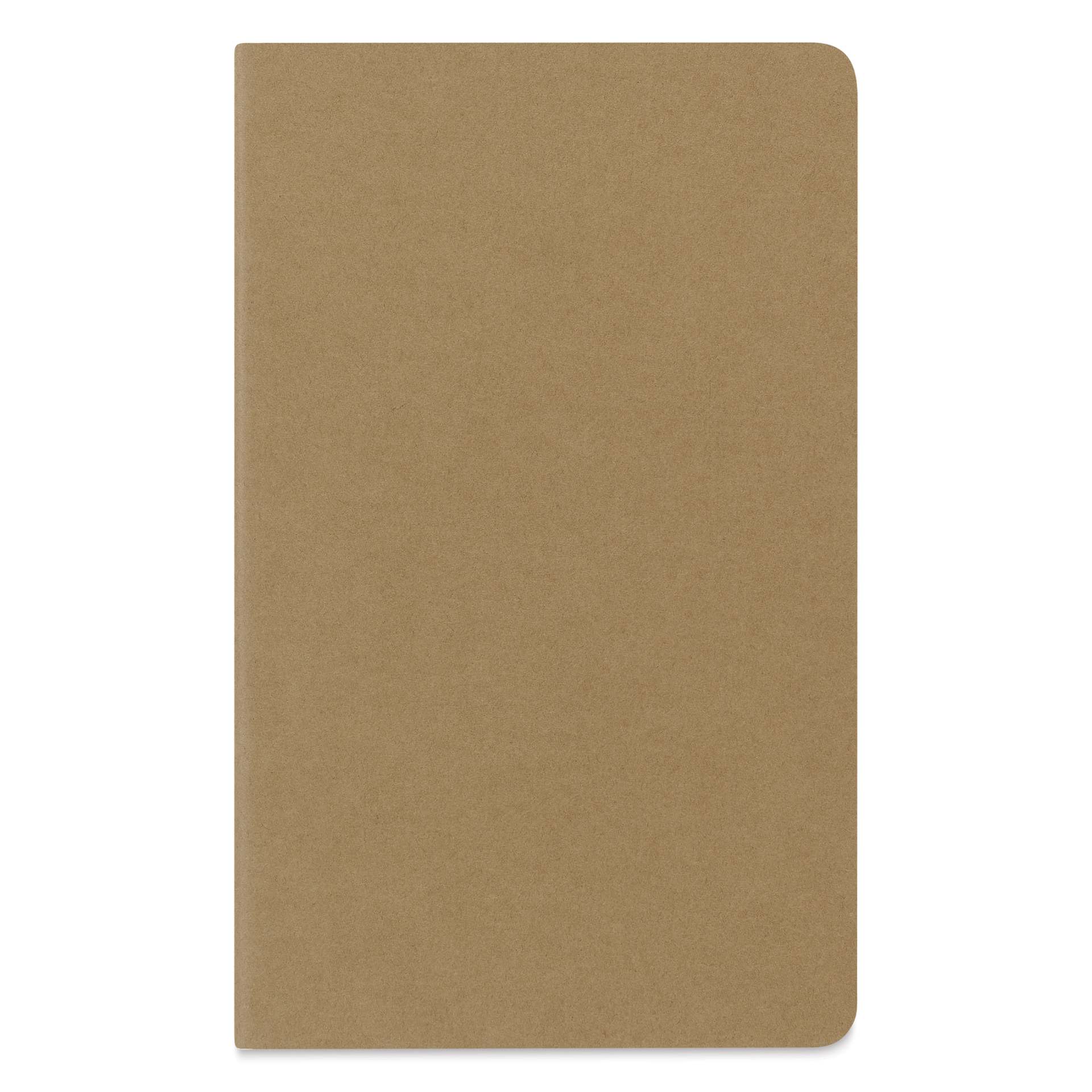 Moleskine Cahier Journals - 8-1/4" x 5", Ruled, Kraft, Pkg of 3, back