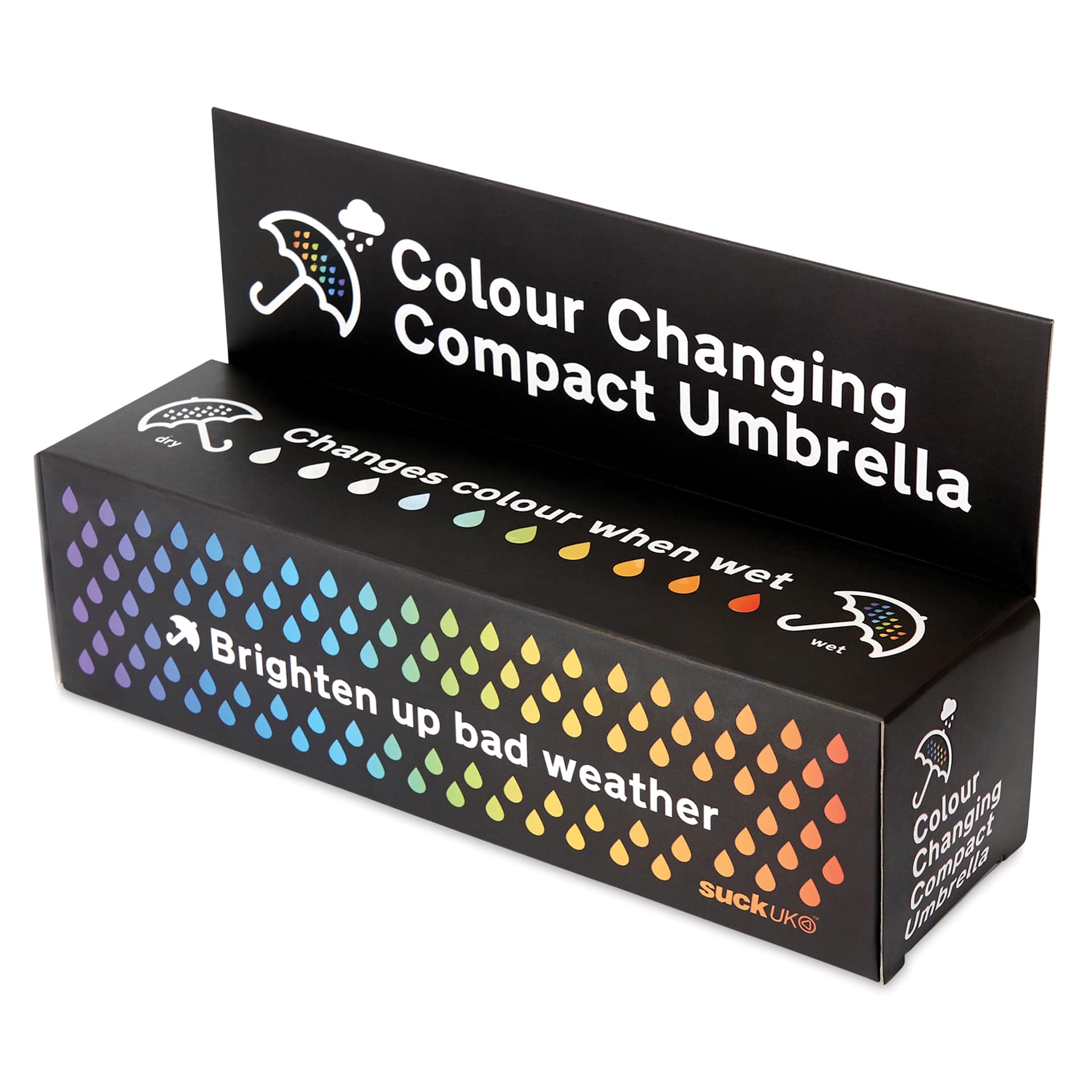 Compact Color Change Umbrella, packaging