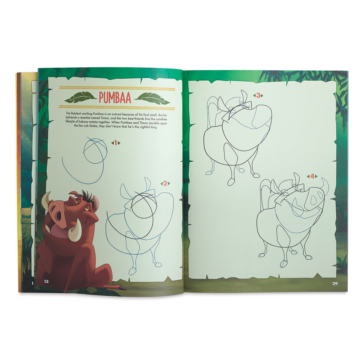 Learn to Draw Disney: The Lion King - Sketches of Pumbaa