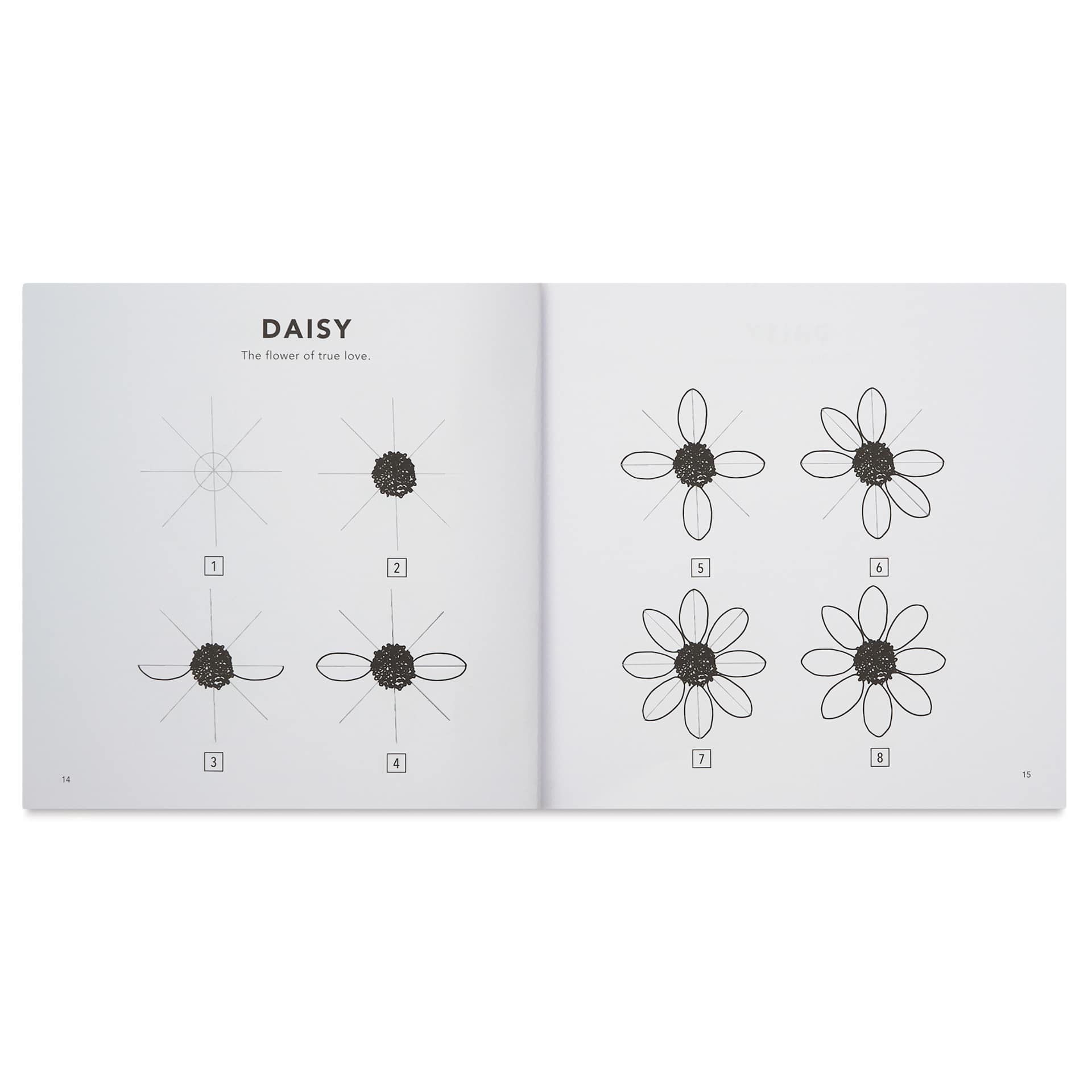 How to Draw So Many Things for Kids, open Modern Flowers book
