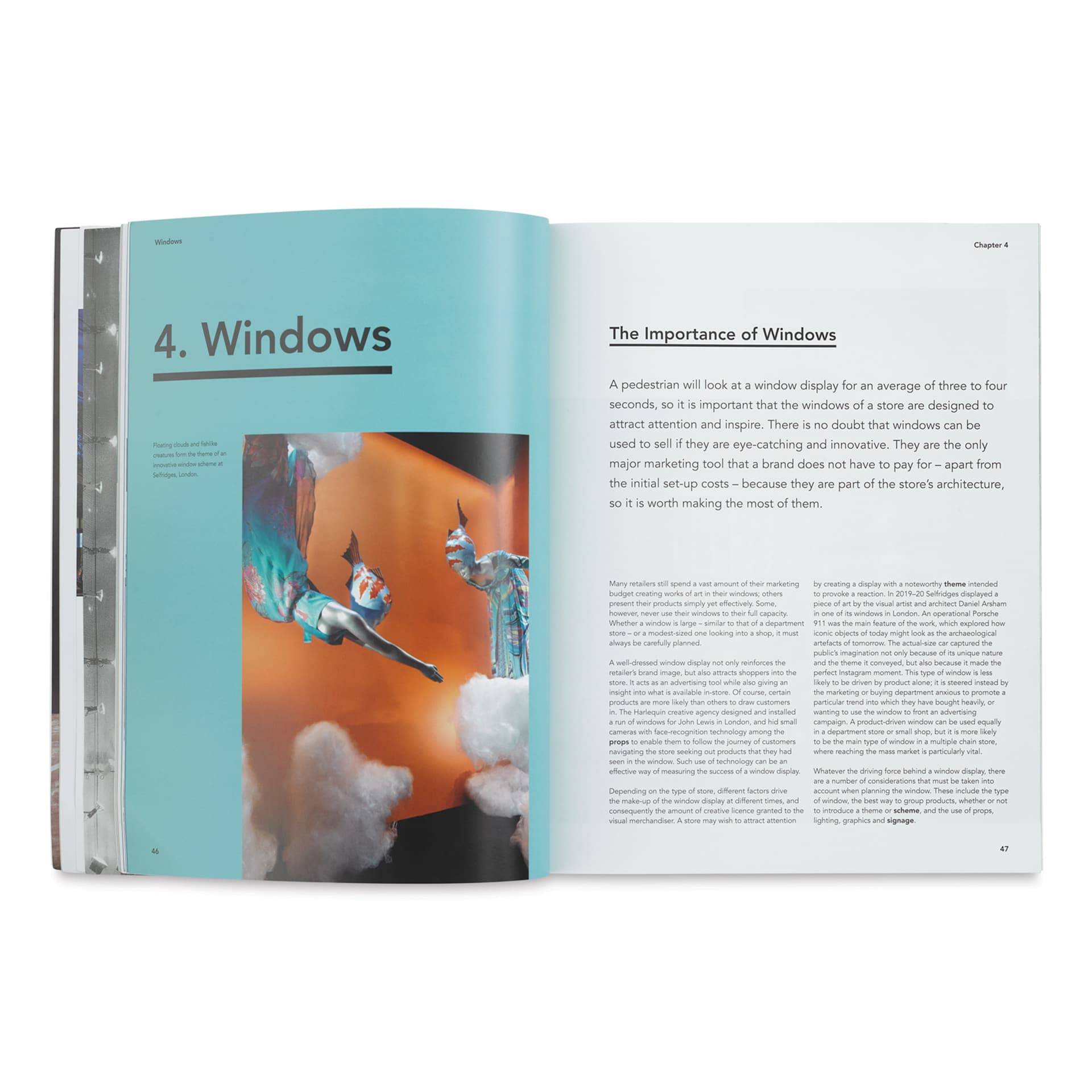 Visual Merchandising, window display page