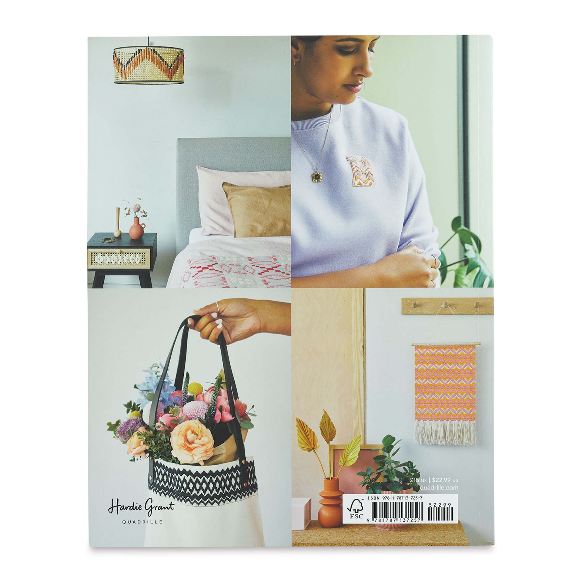 Bargello: 17 Modern Needlepoint Projects for You and Your Home (Back cover)