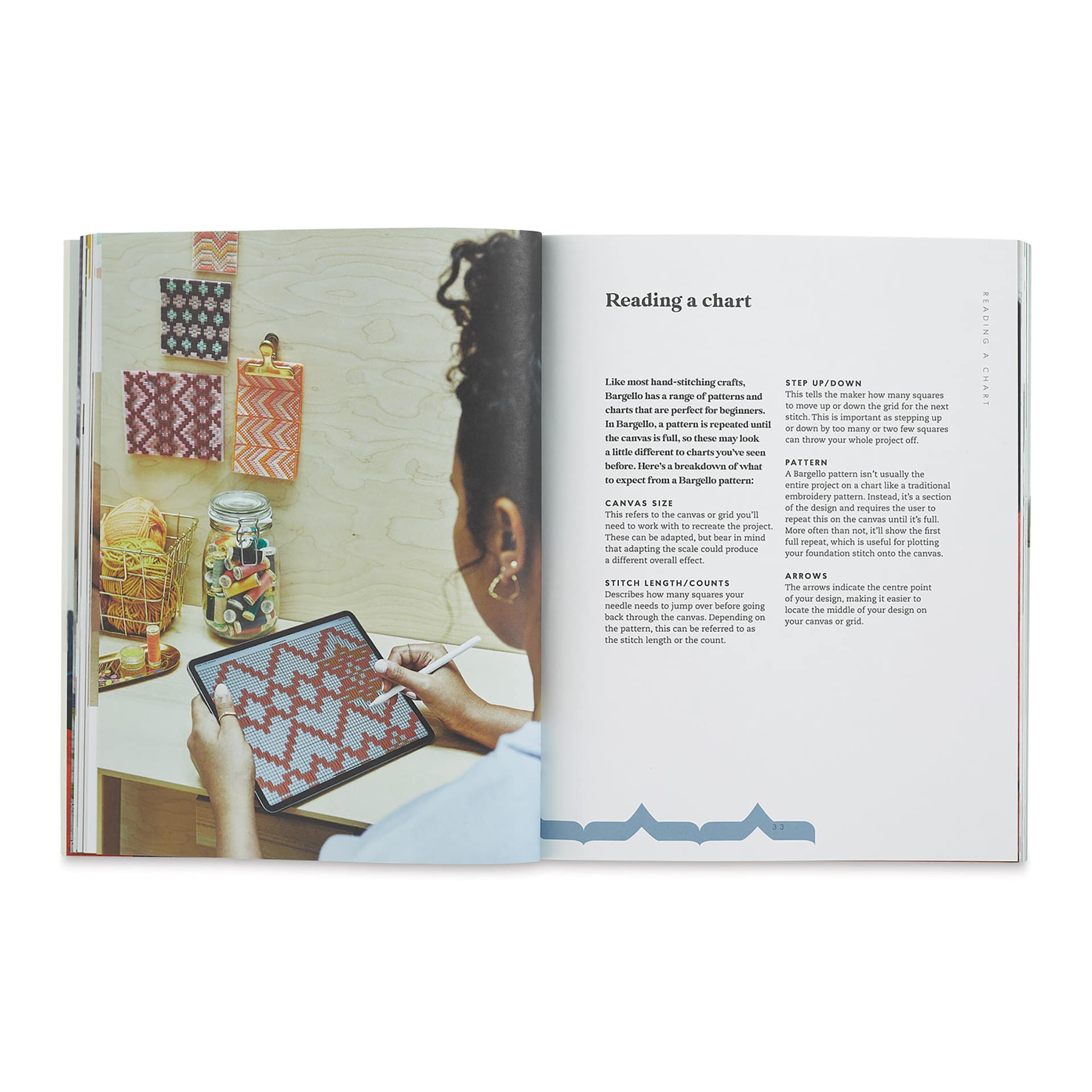 Bargello: 17 Modern Needlepoint Projects for You and Your Home (Book page)