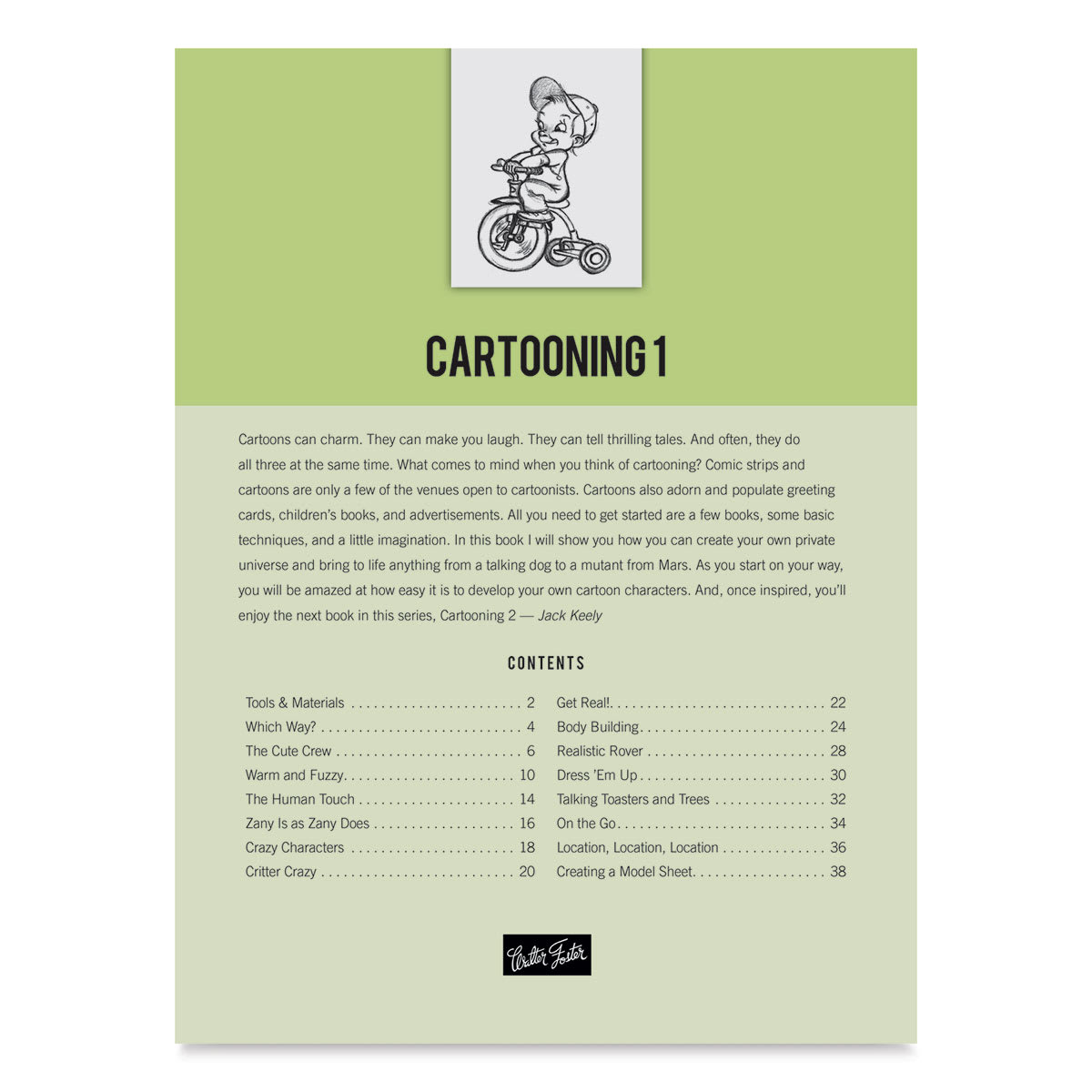 Drawing: Cartooning 1, Contents