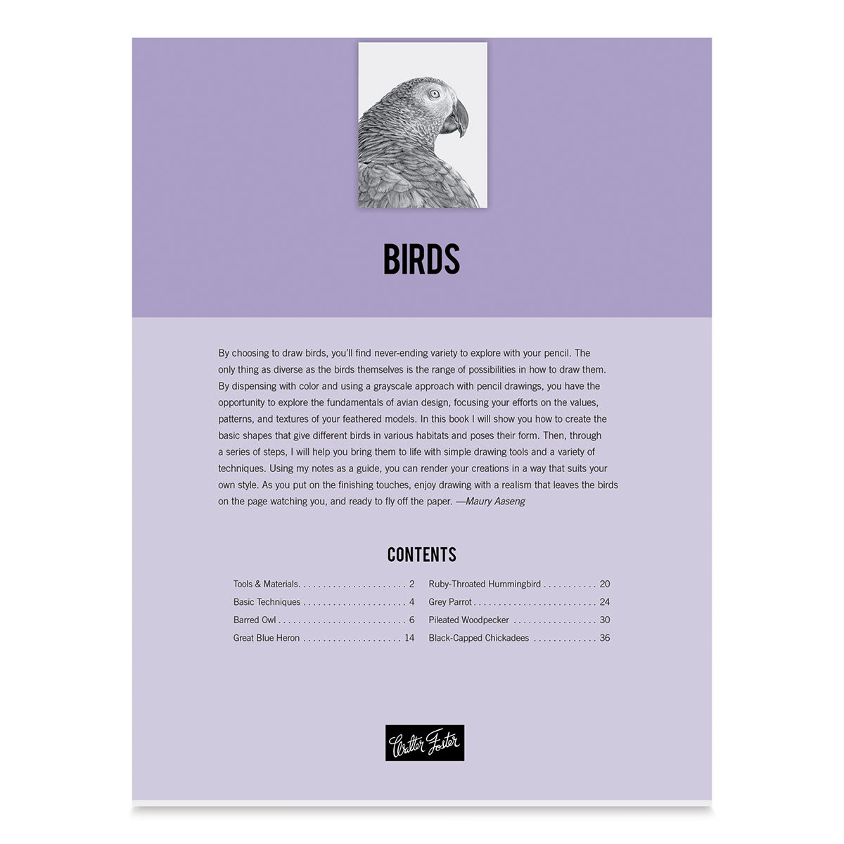Drawing: Birds, Contents