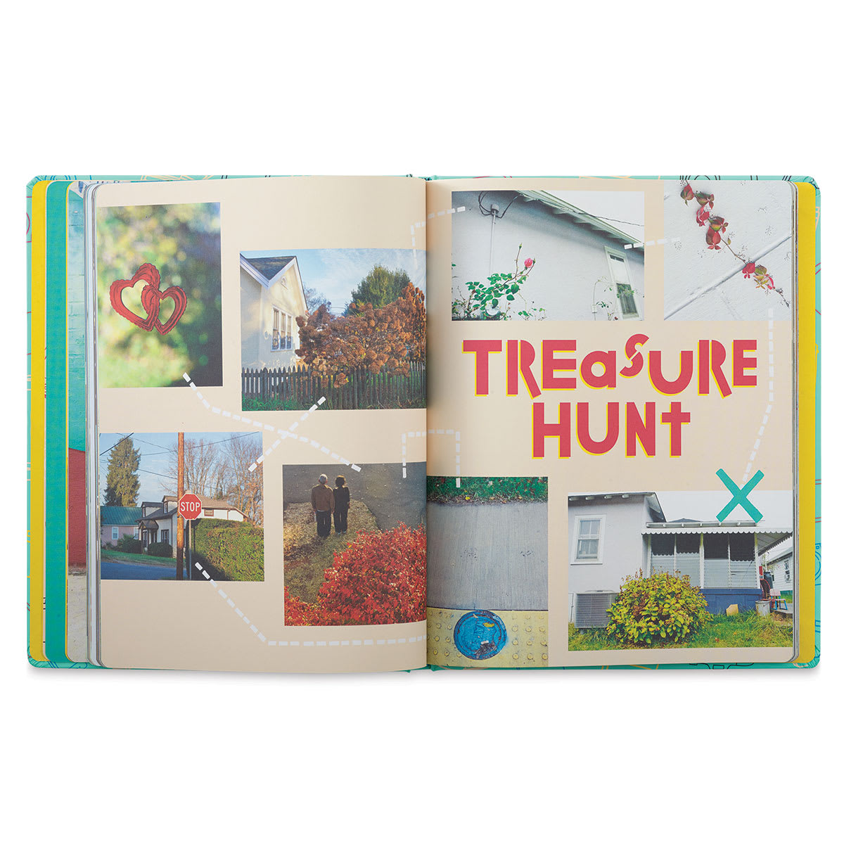 Go Photo! An Activity Book For Kids - Spread creating Treasure Hunt

